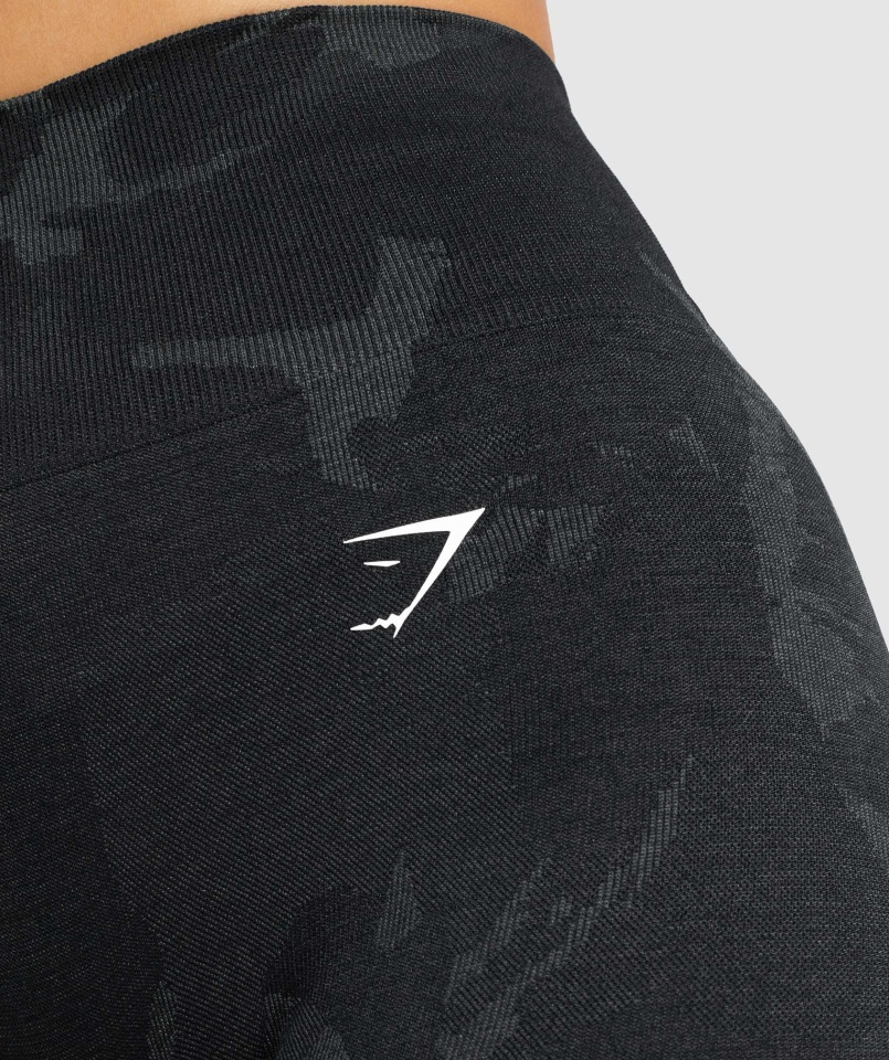 Legginsy Bezszwowe Gymshark Adapt Moro Savanna-black
