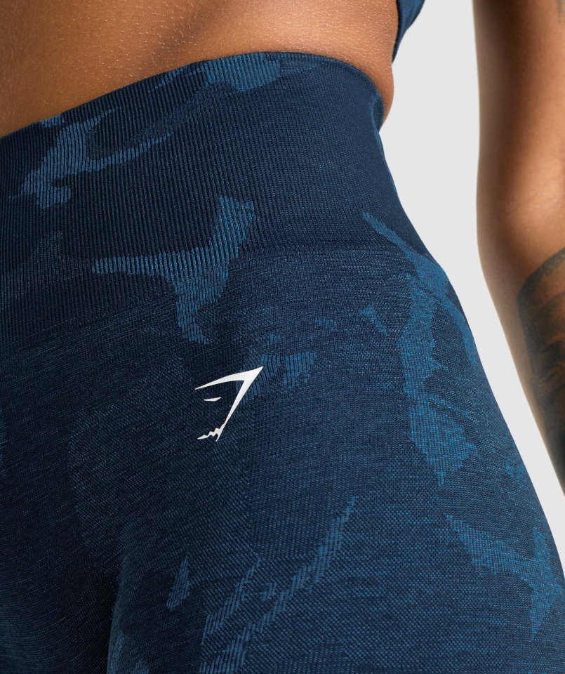 Legginsy Bezszwowe Gymshark Adapt Moro Savanna-granat