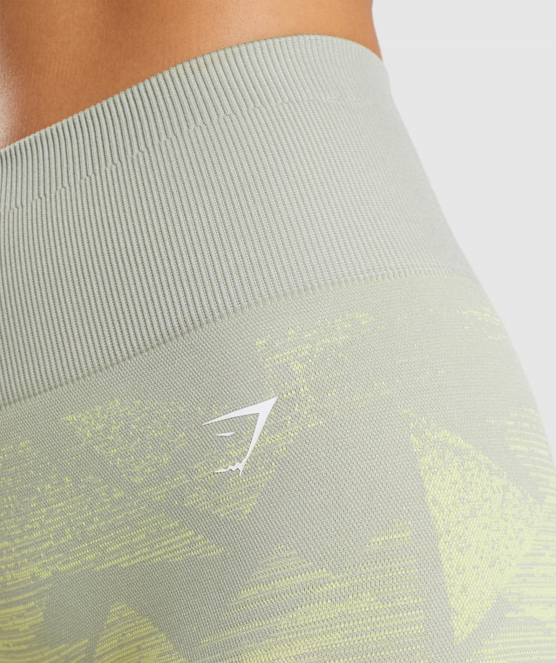 Gymshark Dostosuj Ombre Bezszwowe Szorty Trójkąt-taupe Szare