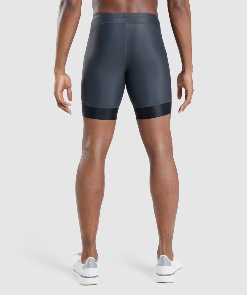 Gymshark Apex Multi Spodenki Onyks Szaro-czarne
