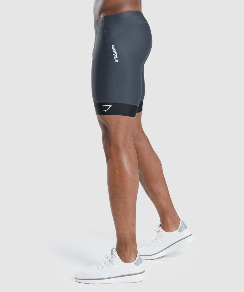 Gymshark Apex Multi Spodenki Onyks Szaro-czarne