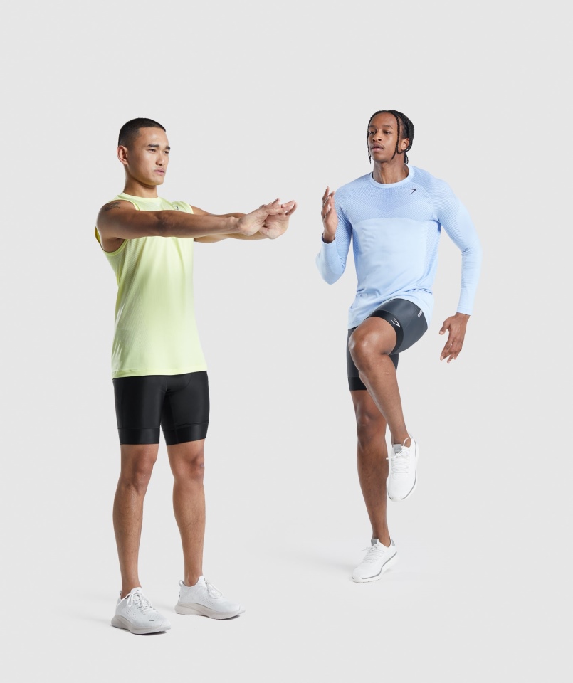 Gymshark Apex Multi Spodenki Onyks Szaro-czarne