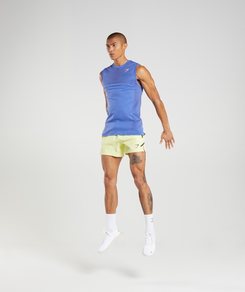Gymshark Apex Seamless Tank Court Niebiesko-onyksowo-szary