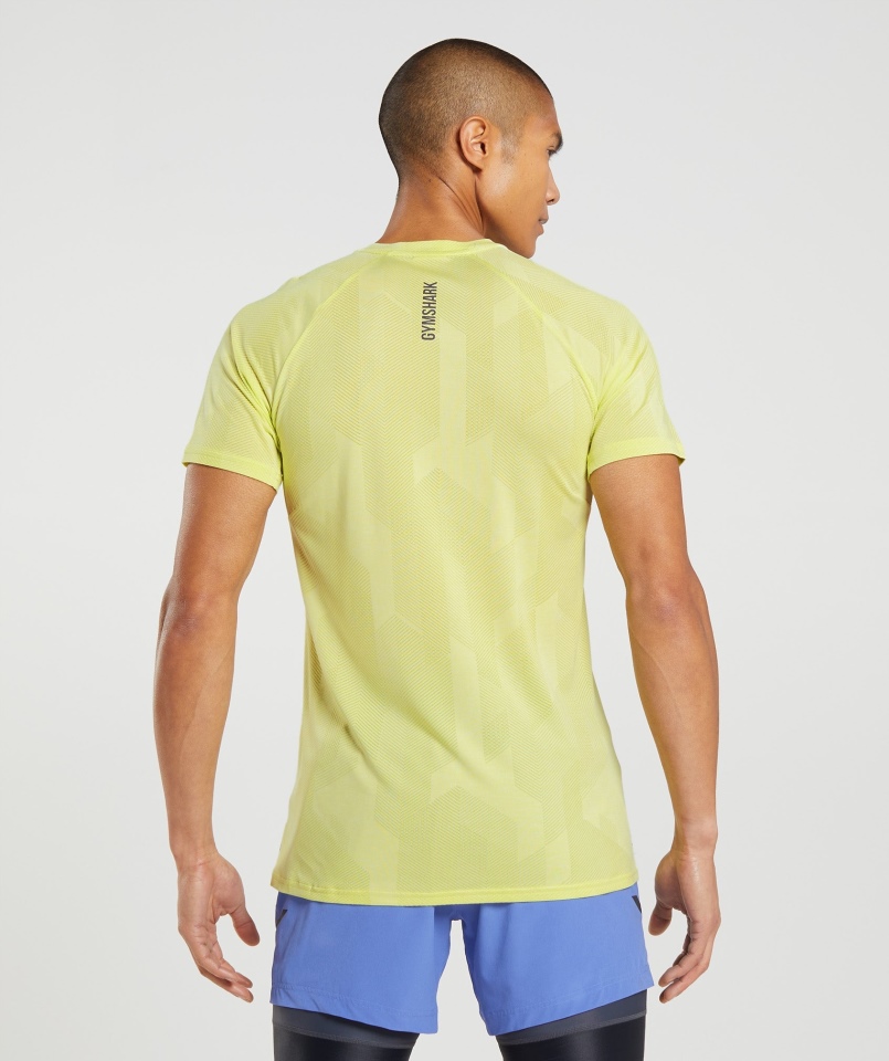 Gymshark Apex Koszulka Firefly Zielono-biała