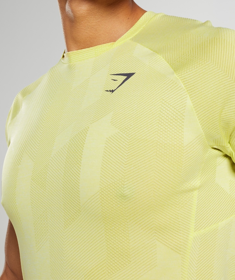 Gymshark Apex Koszulka Firefly Zielono-biała