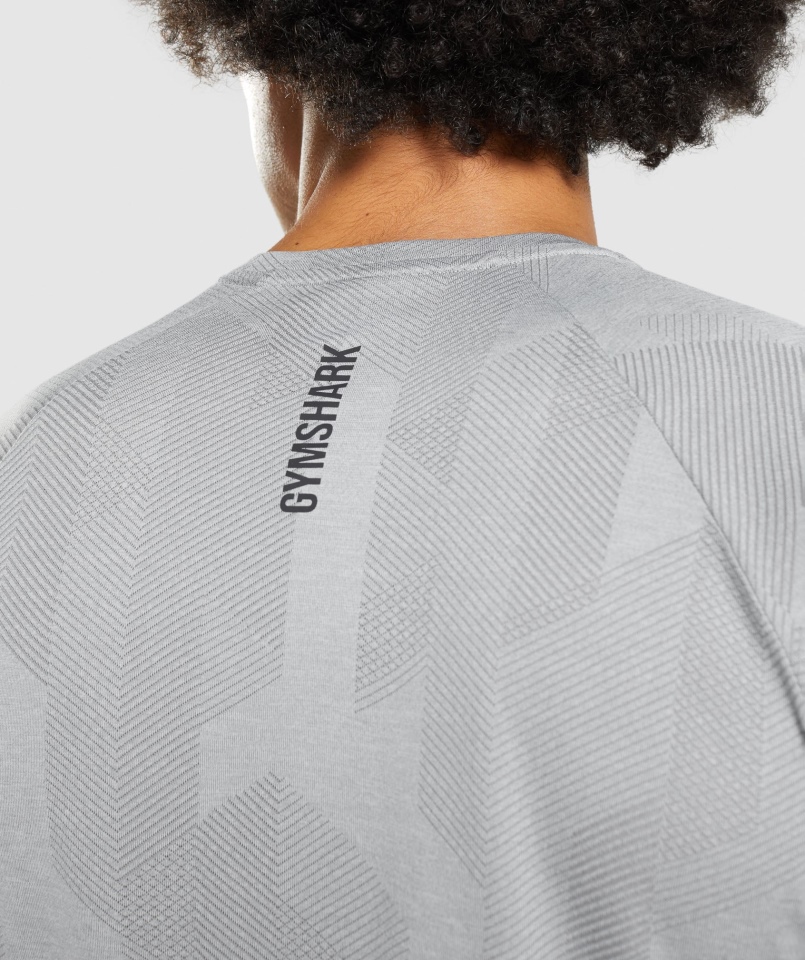 Koszulka Gymshark Apex Smokey Szaro-jasnoszary
