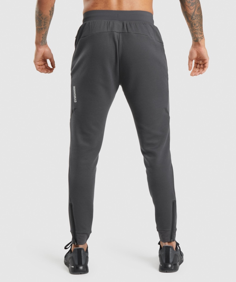 Gymshark Apex Techniczne Joggery Szare Onyks