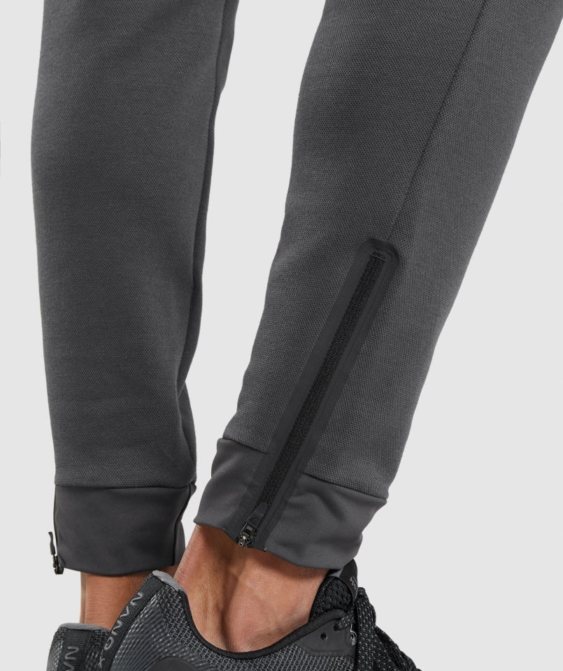 Gymshark Apex Techniczne Joggery Szare Onyks