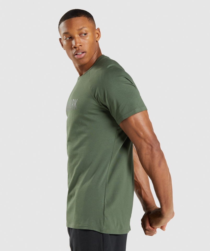 Koszulka Moro Gymshark Apollo Moro Zielona