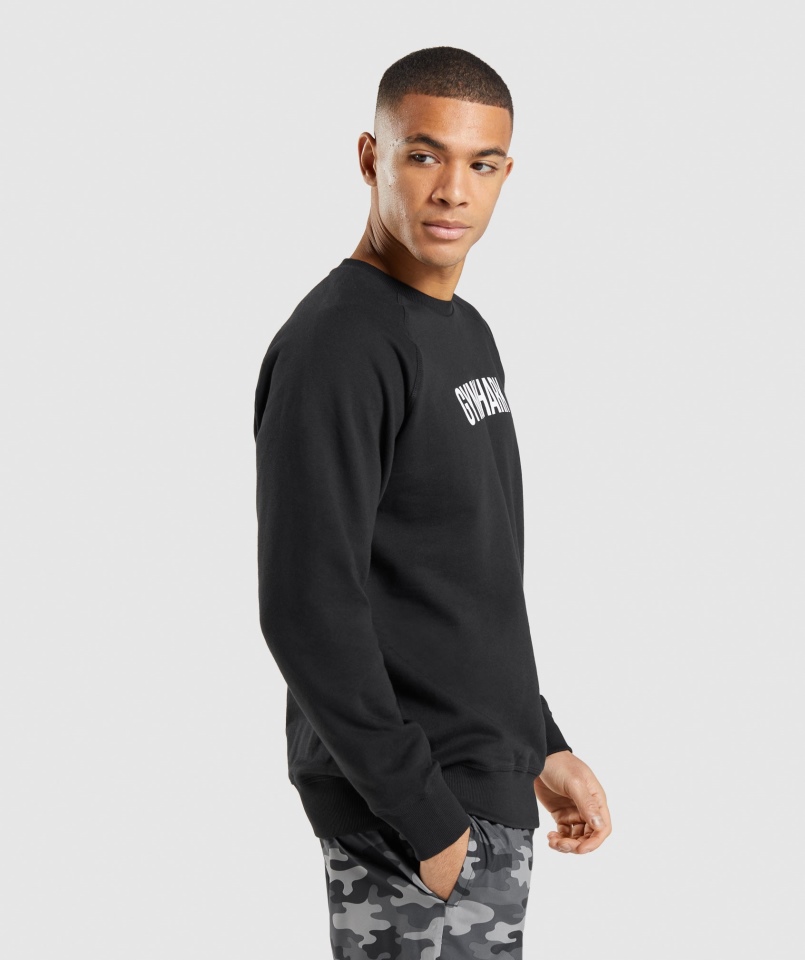 Gymshark Apollo Załoga Czarna