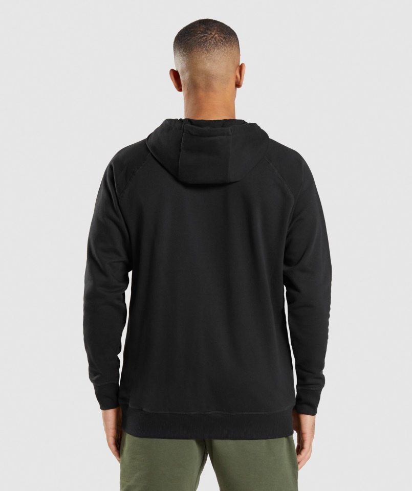 Bluza Z Kapturem Gymshark Apollo Czarna