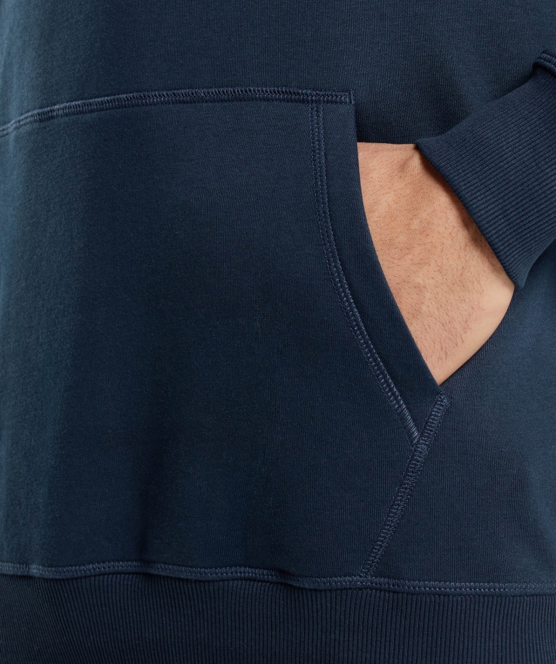 Gymshark Apollo Bluza Z Kapturem Granatowa