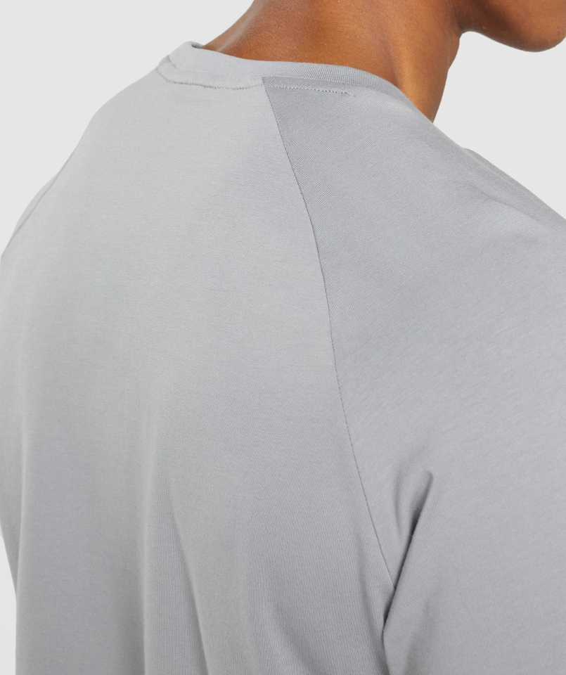 Gymshark Apollo Koszulka Z Długim Rękawem Smokey Grey