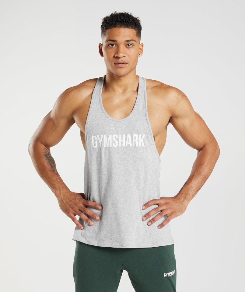 Gymshark Apollo Stringer Jasnoszary Melanż