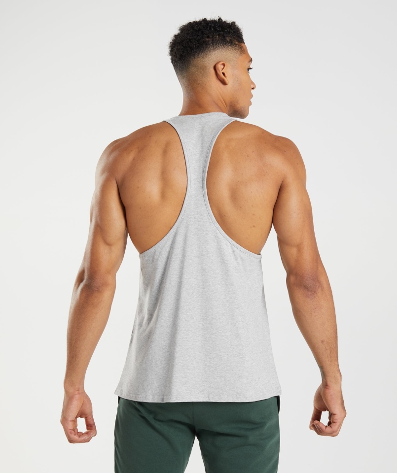 Gymshark Apollo Stringer Jasnoszary Melanż