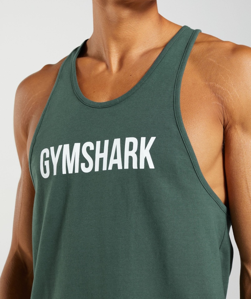 Gymshark Apollo Stringer Obsydian Zielony