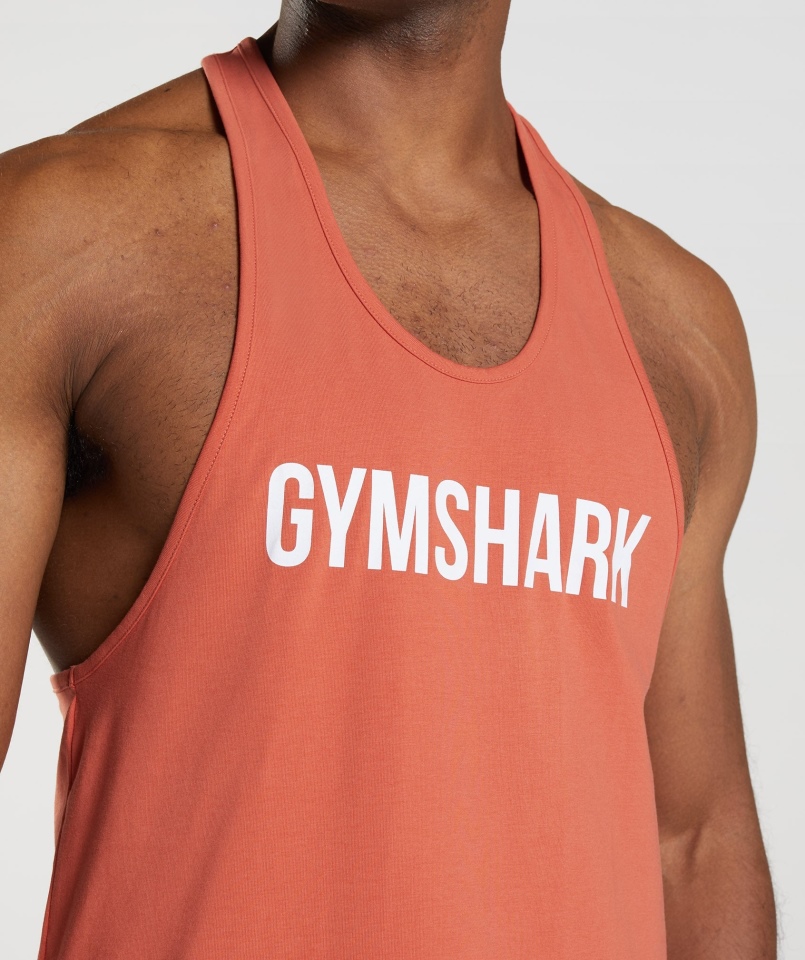 Gymshark Apollo Stringer Burzowa Czerwień