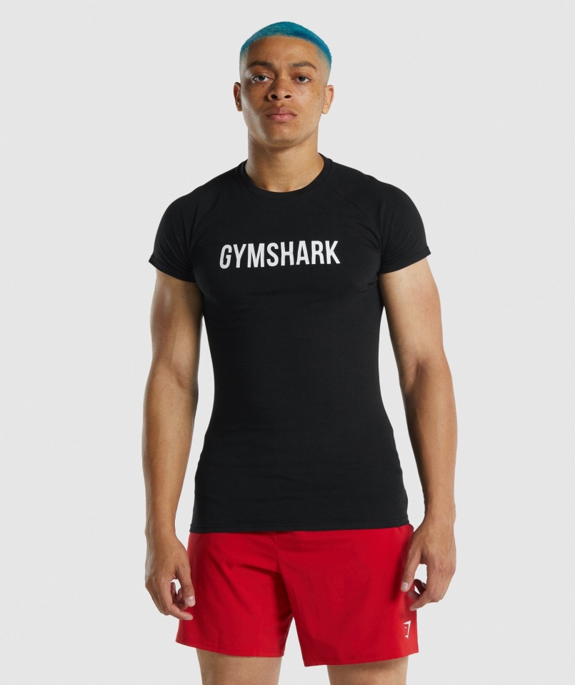Koszulka Gymshark Apollo Czarna