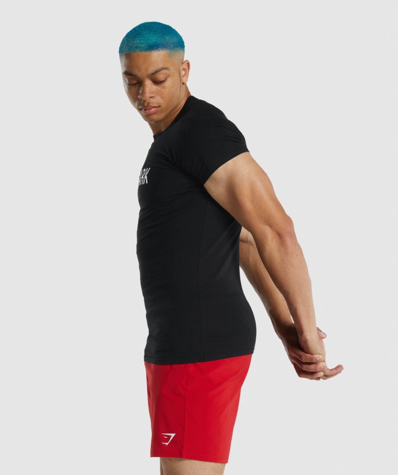 Koszulka Gymshark Apollo Czarna