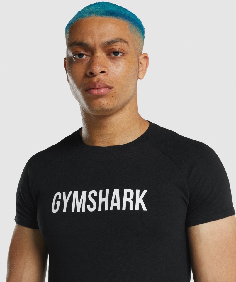 Koszulka Gymshark Apollo Czarna