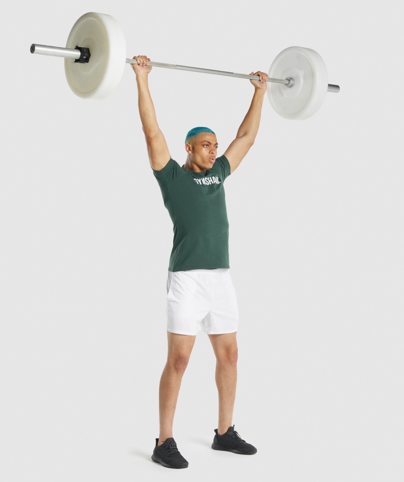 Koszulka Gymshark Apollo Ciemnozielona