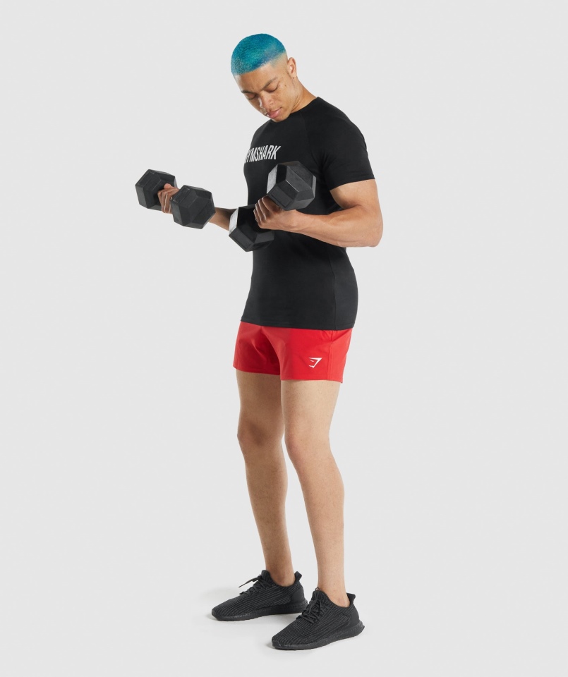 Gymshark Apollo Koszulka Męska Czarna