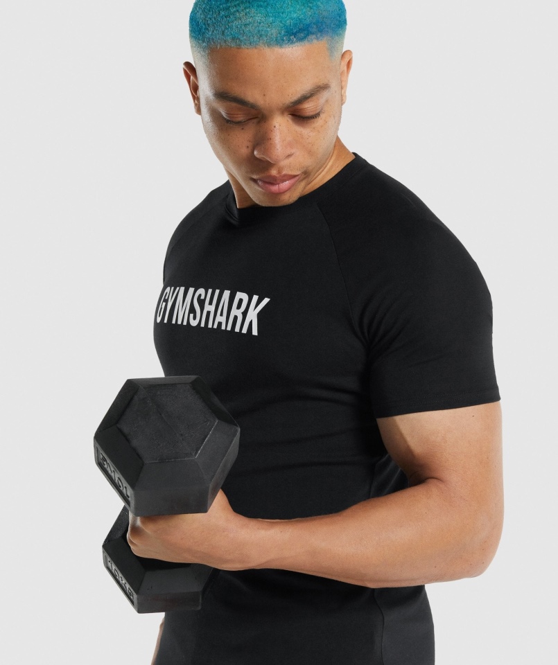 Gymshark Apollo Koszulka Męska Czarna
