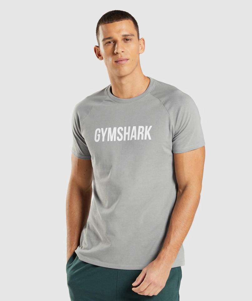 Gymshark Apollo Koszulka Męska Smokey Grey