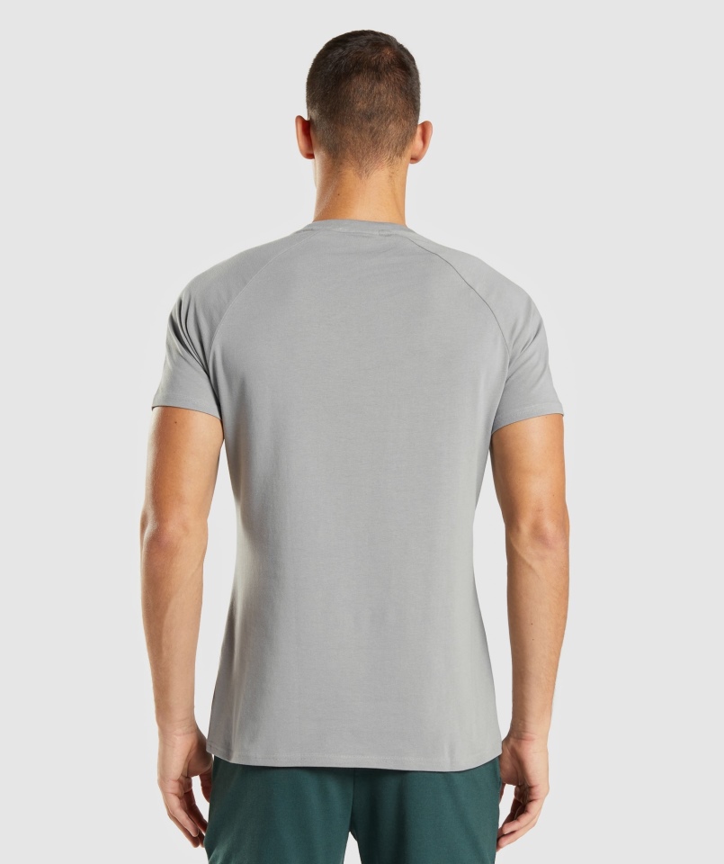 Gymshark Apollo Koszulka Męska Smokey Grey