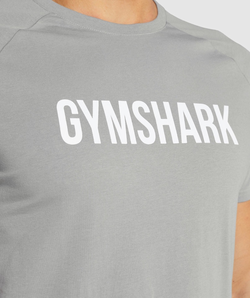 Gymshark Apollo Koszulka Męska Smokey Grey