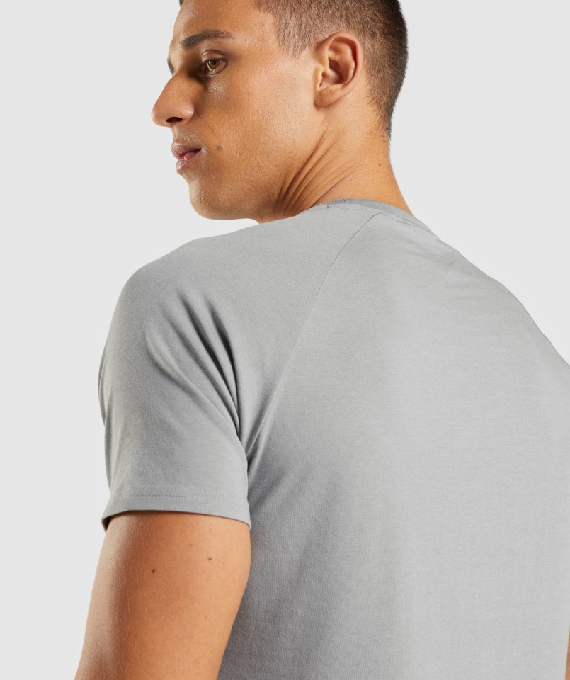 Gymshark Apollo Koszulka Męska Smokey Grey