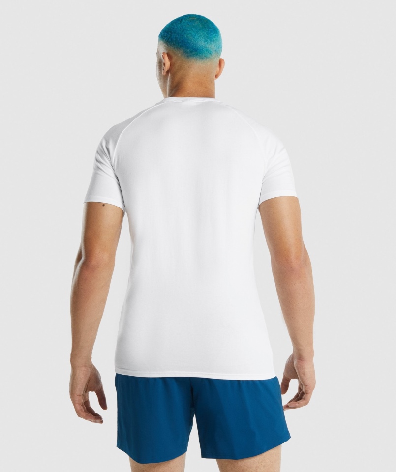 Gymshark Apollo Koszulka Męska Biała
