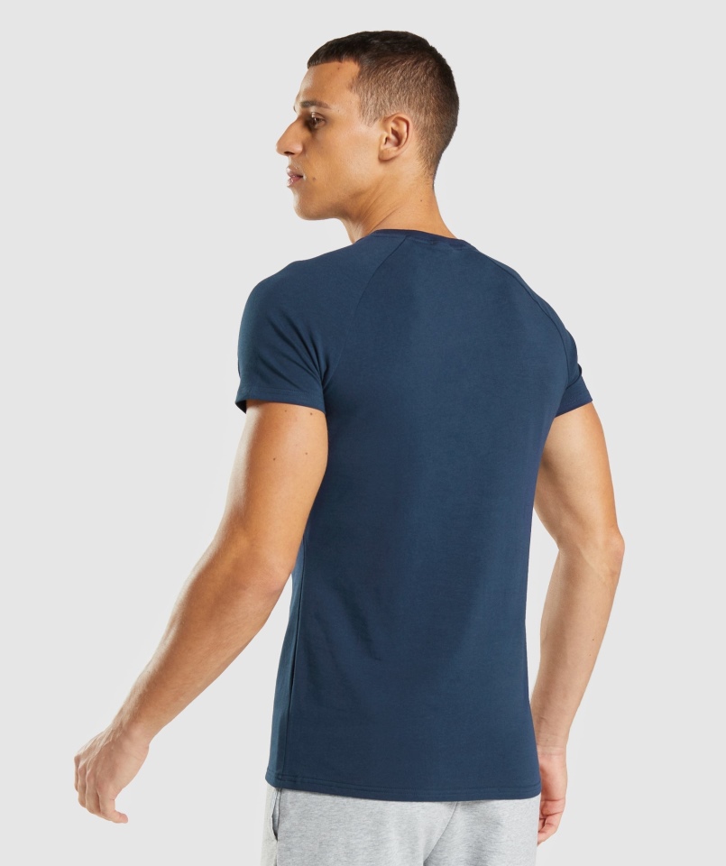 Koszulka Gymshark Apollo Granatowa