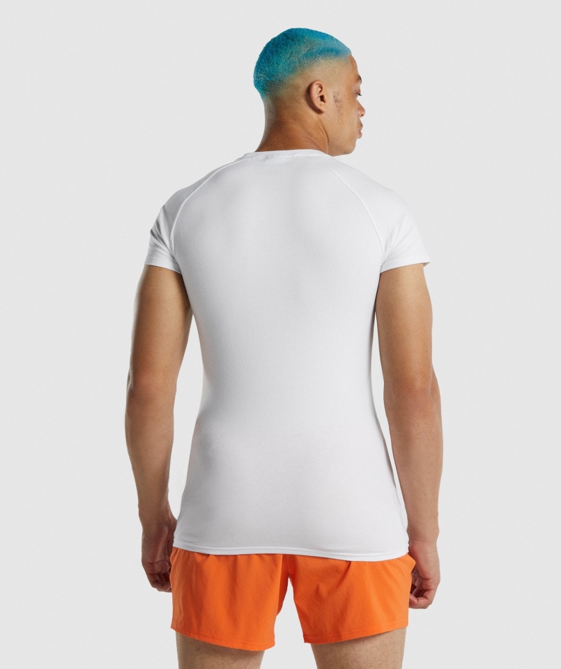 Koszulka Gymshark Apollo Biała