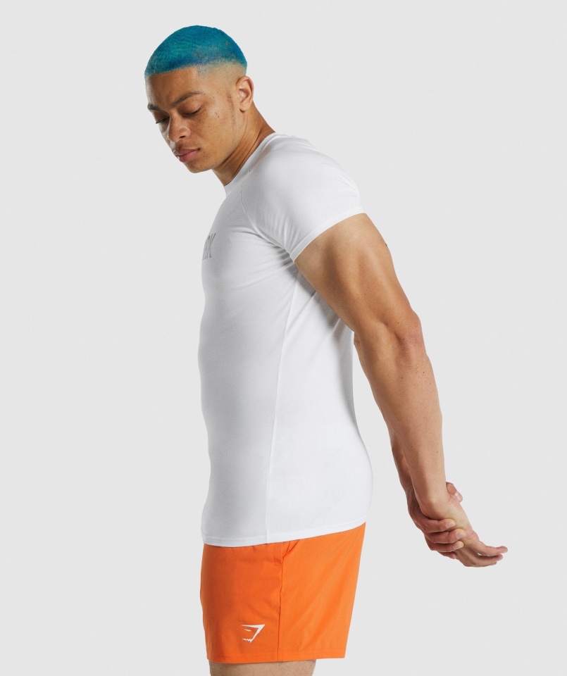 Koszulka Gymshark Apollo Biała