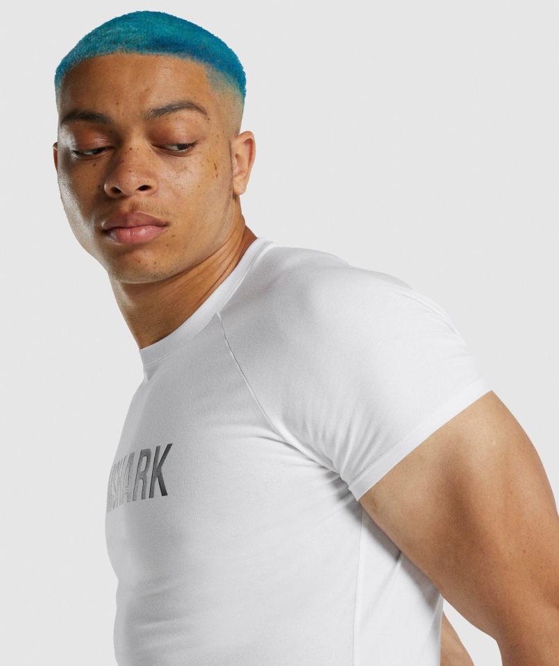 Koszulka Gymshark Apollo Biała
