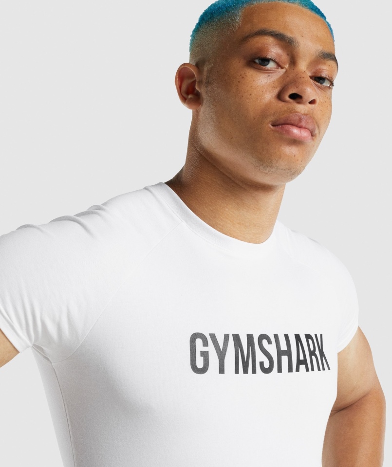 Koszulka Gymshark Apollo Biała