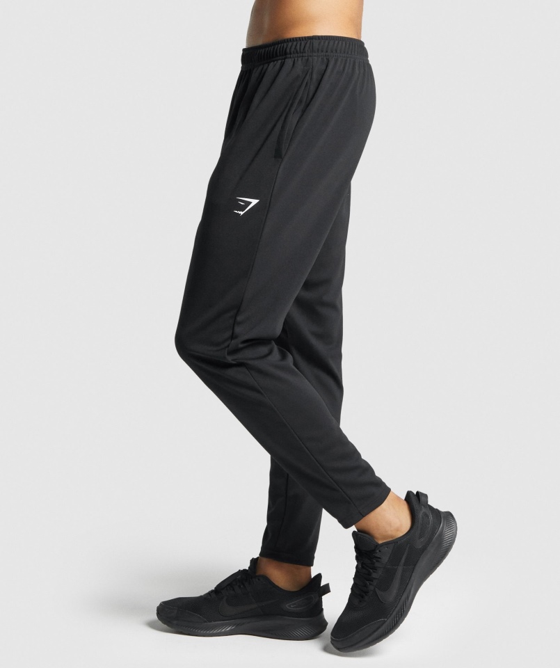 Gymshark Przyjazdowe Dzianinowe Joggery Czarne