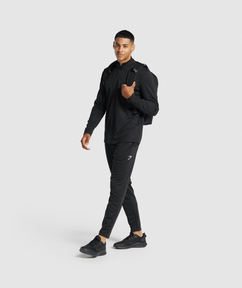 Gymshark Przyjazdowe Dzianinowe Joggery Czarne