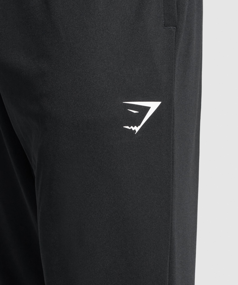 Gymshark Przyjazdowe Dzianinowe Joggery Czarne