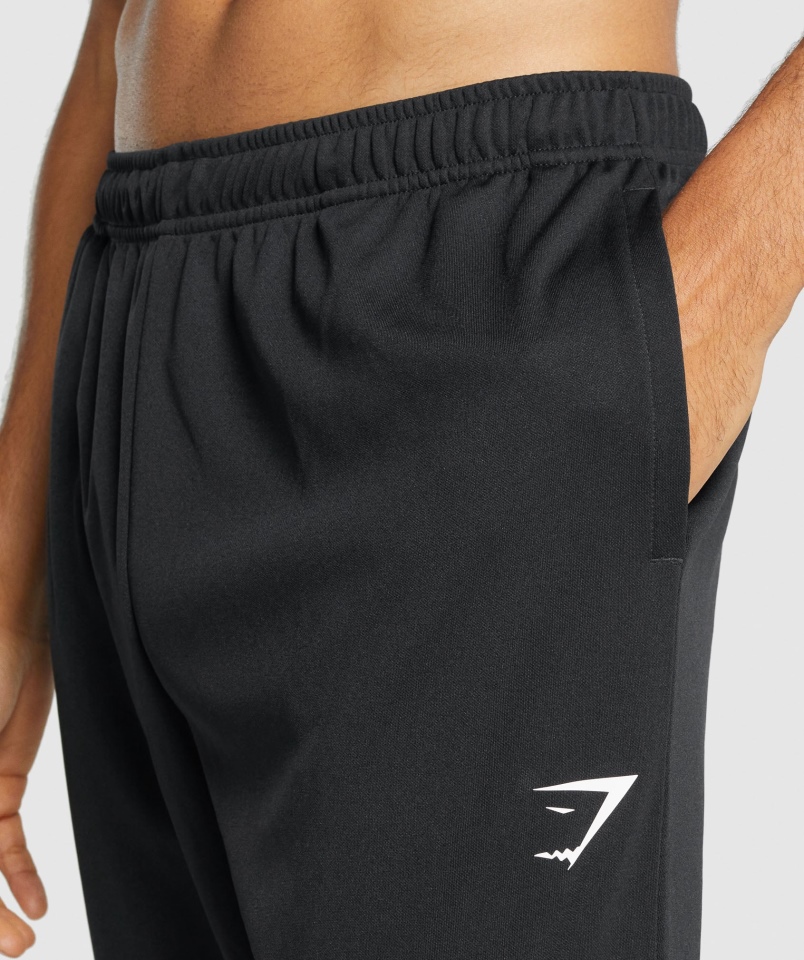 Gymshark Przyjazdowe Dzianinowe Joggery Czarne