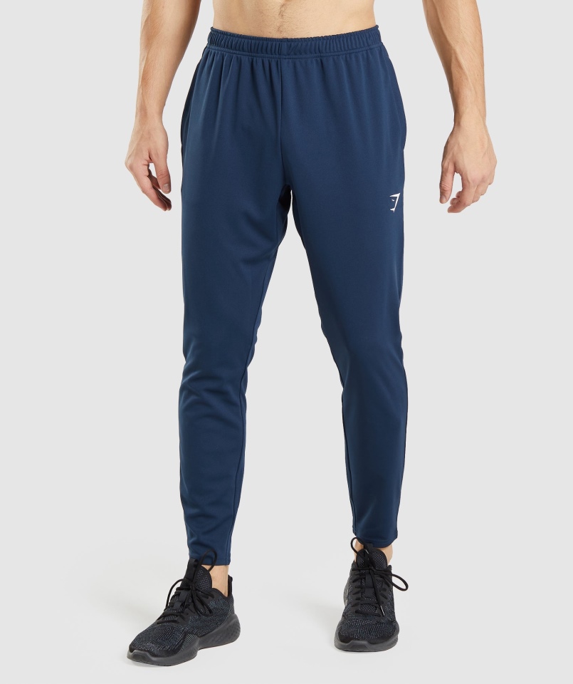 Gymshark Przyjazdu Dzianinowe Joggersy Granatowe