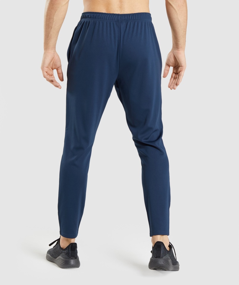 Gymshark Przyjazdu Dzianinowe Joggersy Granatowe