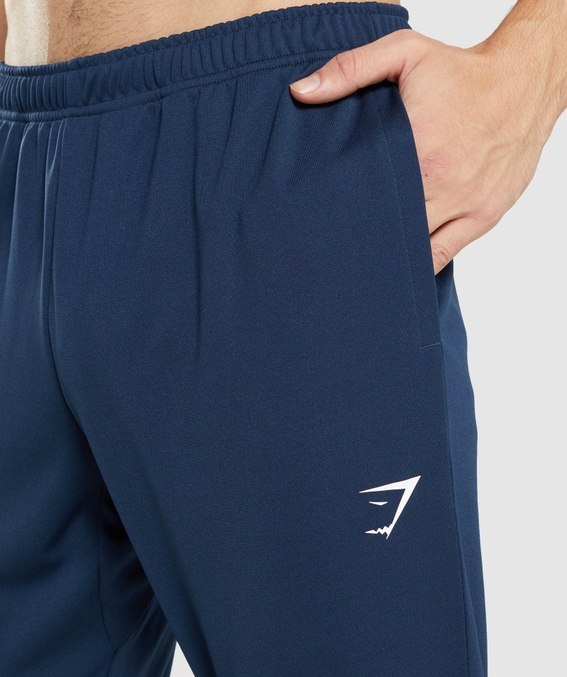 Gymshark Przyjazdu Dzianinowe Joggersy Granatowe