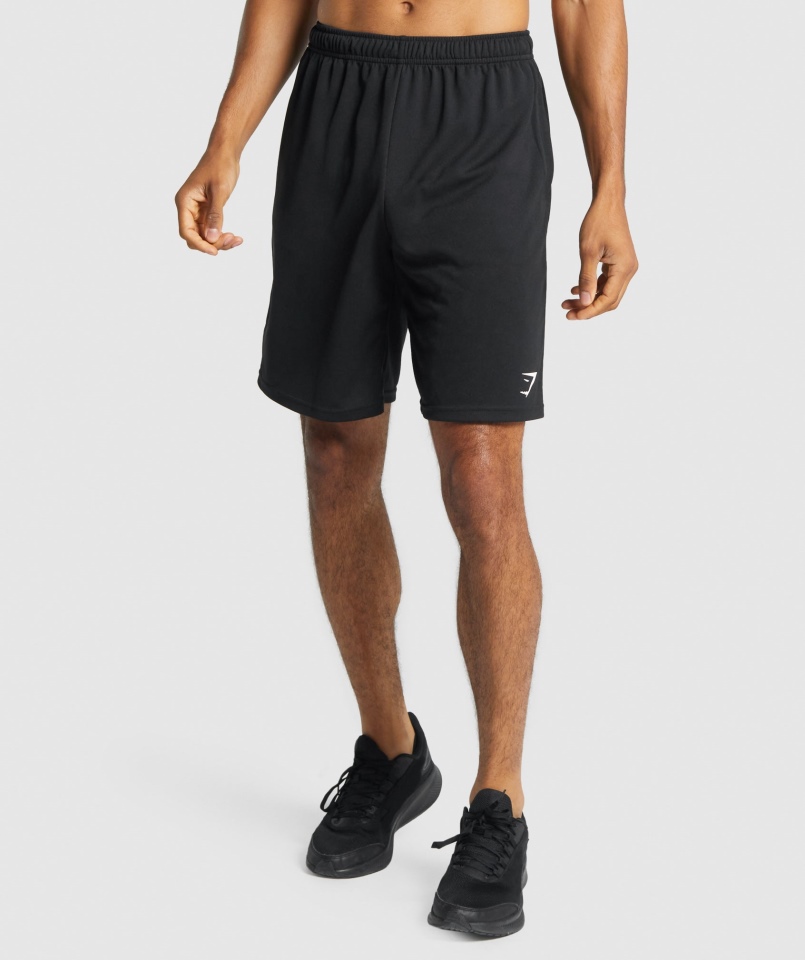 Gymshark Przyjazdowe Szorty Z Dzianiny Czarne