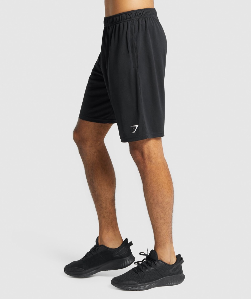 Gymshark Przyjazdowe Szorty Z Dzianiny Czarne