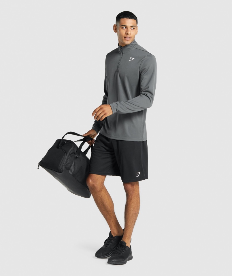 Gymshark Przyjazdowe Szorty Z Dzianiny Czarne