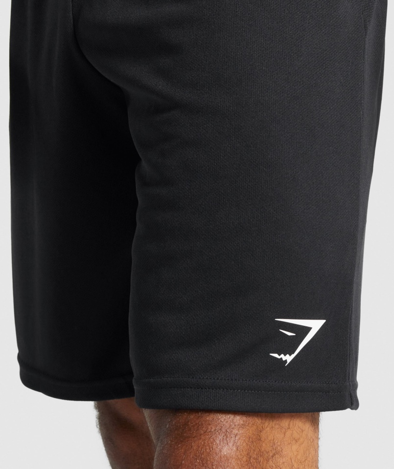 Gymshark Przyjazdowe Szorty Z Dzianiny Czarne