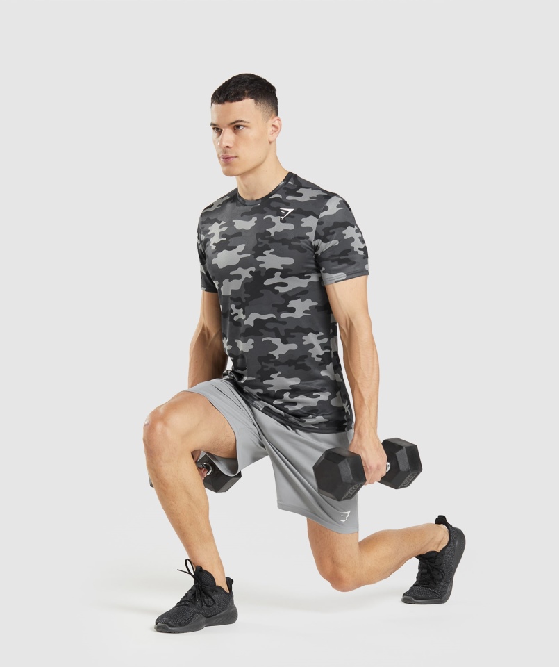 Gymshark Przyjazd Spodenki Z Dzianiny Smokey Grey