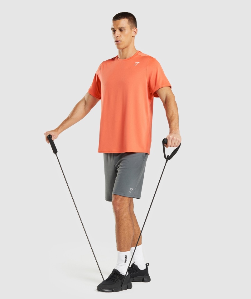Gymshark Arrival Regular Fit T-shirt Papaja Pomarańczowy